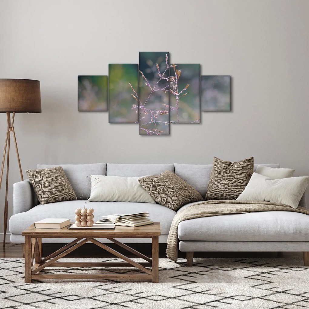 Obraz - Szczegół trawy (125x70 cm)