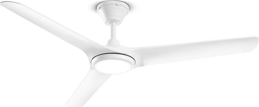 Wentylator sufitowy Perenz 7194 B CT biały z oświetleniem – Ø 142 cm, 3 łopatki, 9 prędkości, silnik prądu stałego 25 W, cichy