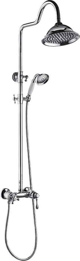 Leeds 2 kolumna prysznicowa mechaniczna retro chromu