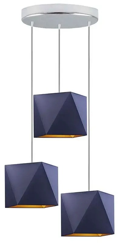 Regulowana lampa wisząca z trzema kloszami - K7-C91