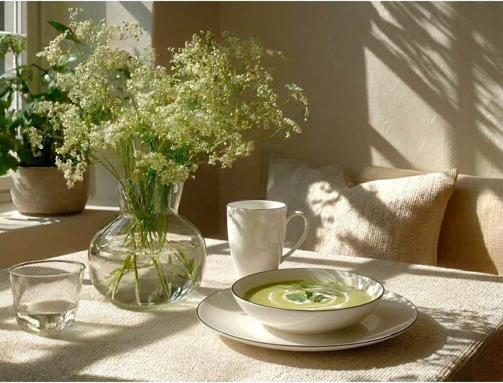 Biały porcelanowy kubek 390 ml Decora – Orion