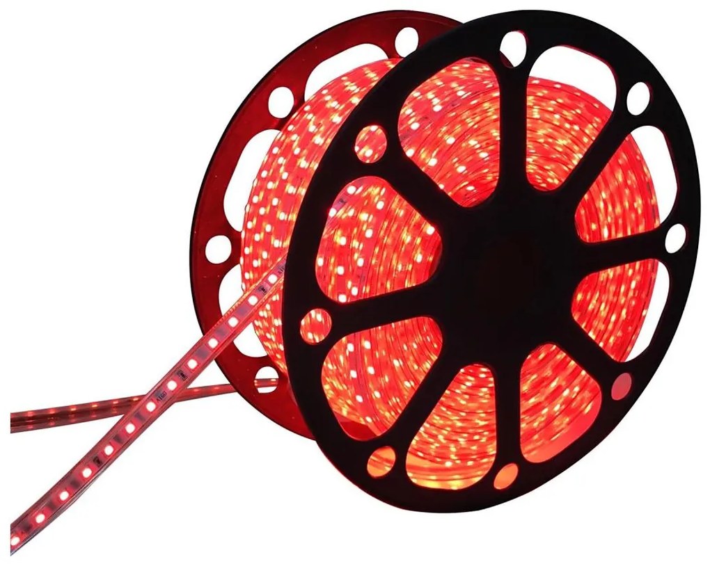 Aigostar - Taśma LED 50 m, 300 W, 230 V, IP65, czerwona