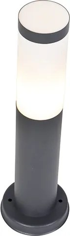 Antracytowa lampa słupkowa 45 cm IP44 - Rox