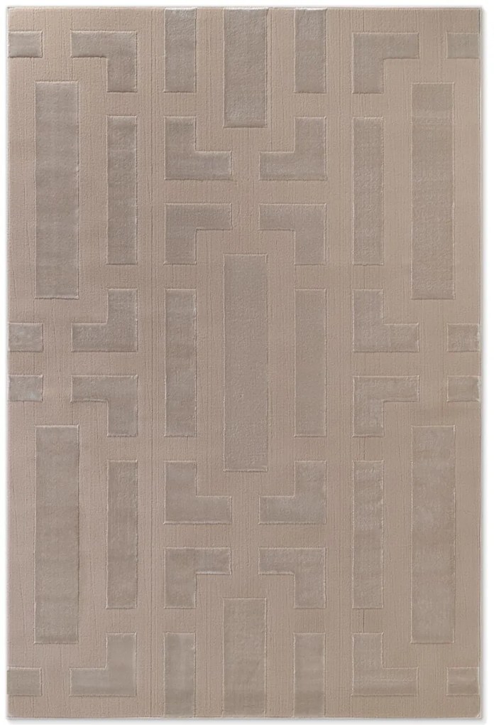 Dywan nowoczesny Perles Geometria beżowy 200 cm x 280 cm