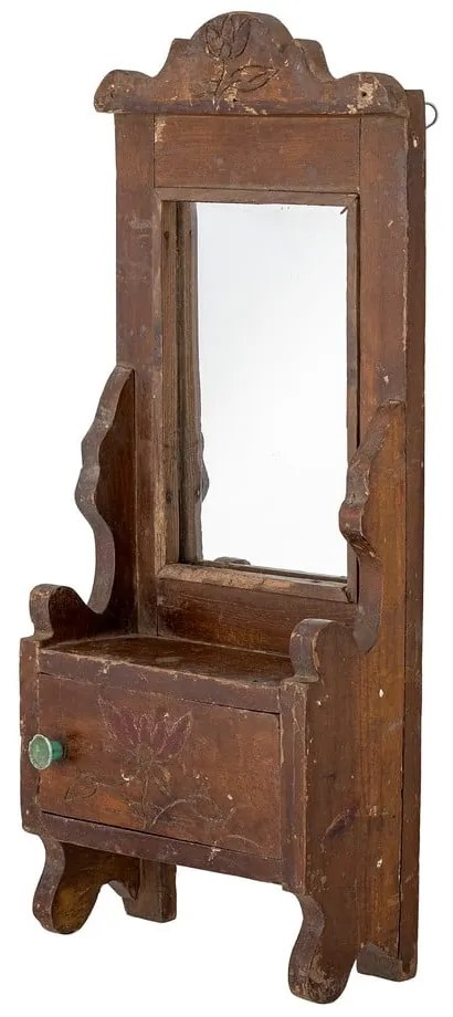 Lustro z drewnianą ramą ścienne 17,5x43 cm Sehar – Bloomingville