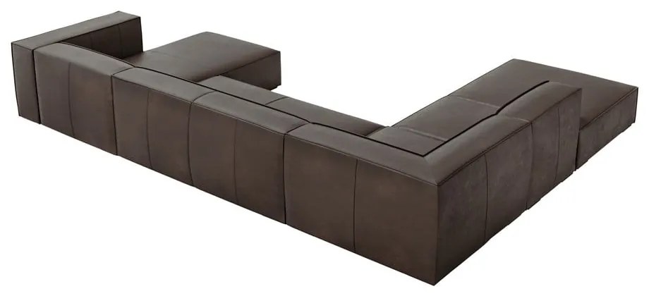 Brązowy skórzany narożnik (lewostronny) Madame – Windsor &amp; Co Sofas