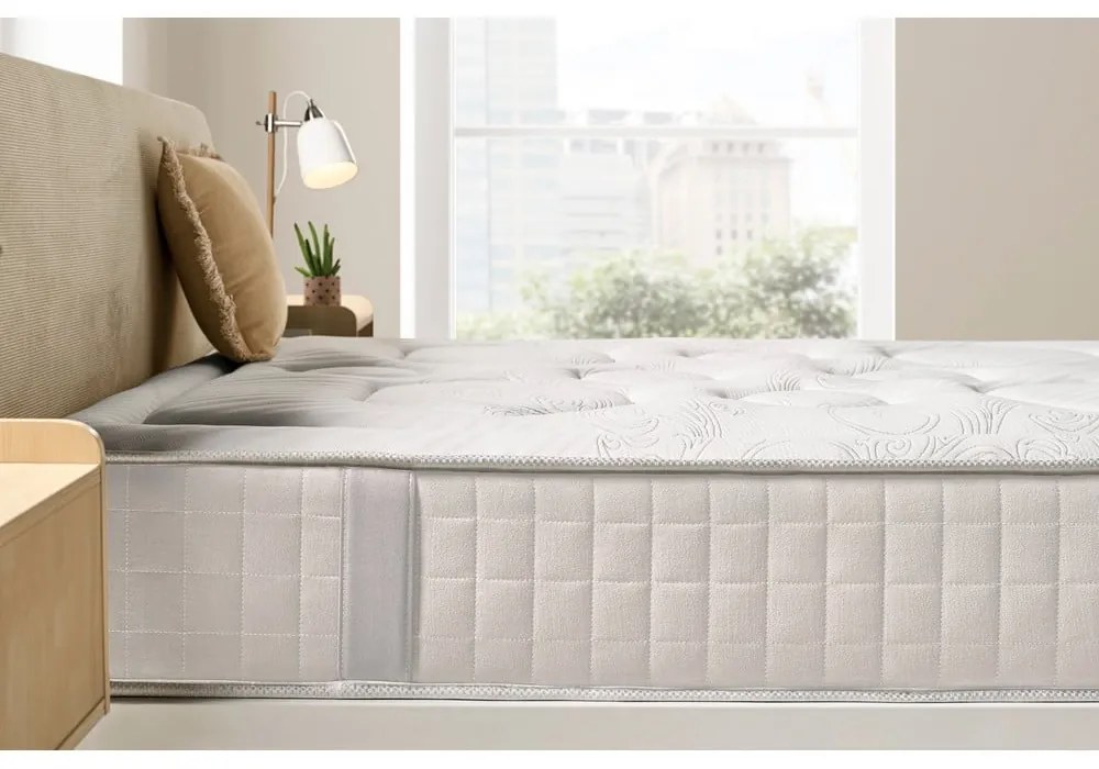 Twardy/średnio twardy piankowy materac 140x190 cm Tempus Premier – Moonia