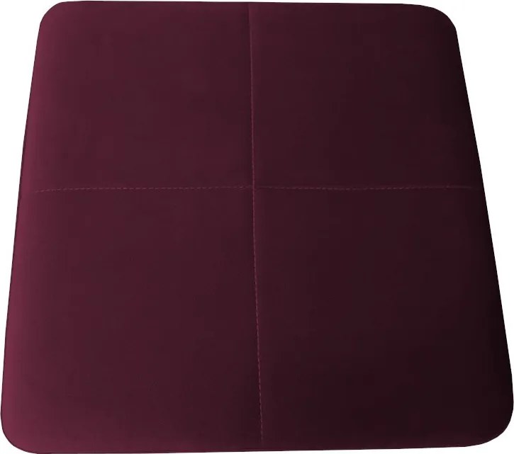 Taboret SOLID tkanina Welur stelaż metalowy STOŁEK LOFT : Kolor Stelaża - Czarny , Kolor tkaniny - VELVET - MG02, Typ tkaniny - Velvet, Wysokość - 60 cm