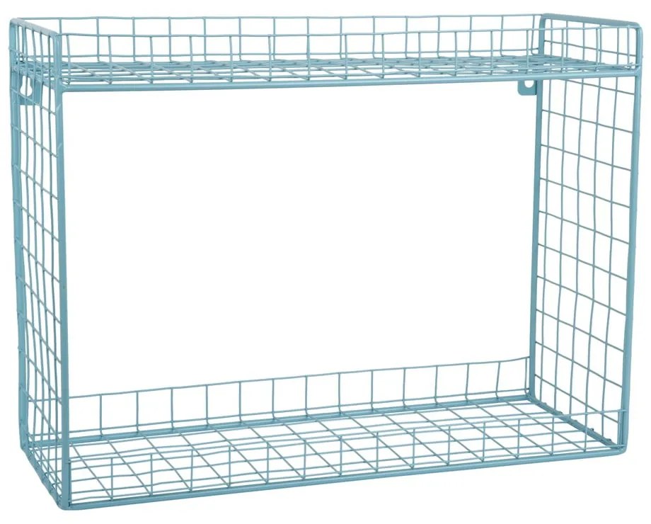 Turkusowa wielopoziomowa stalowa półka 40 cm Reja – PT LIVING