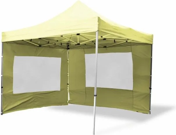 Pawilon ogrodowy PROFI rozkładany 3 x 3 m - champagne, 4 ściany