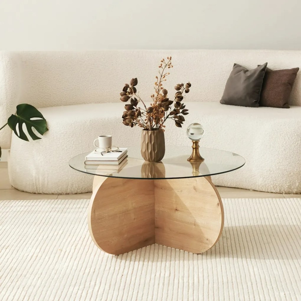 Stolik kawowy Bubble Sapphire Oak