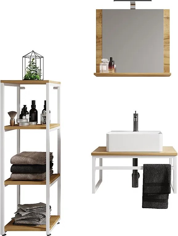 4 szt. umywalka meble łazienkowe Bitila 60 V2