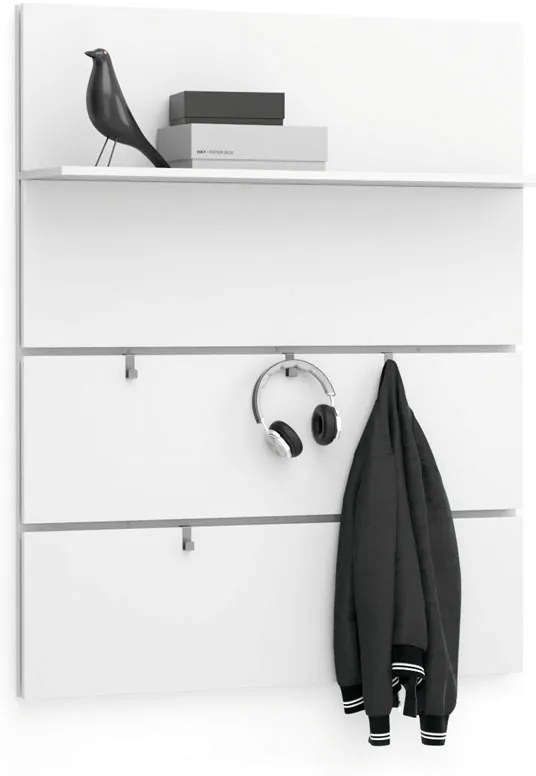 Panel ścienny LAYERS, 1200 x 54 x 1486 mm, biały