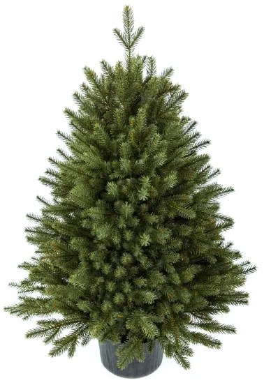 Choinka sztuczna w doniczce 100% PE Świerk Alpejski 100cm