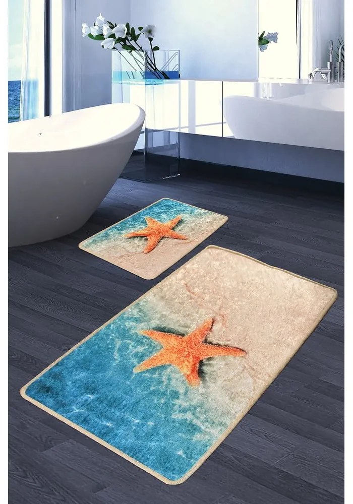 Dywaniki łazienkowe zestaw 2 szt. 60x100 cm Stella – Foutastic