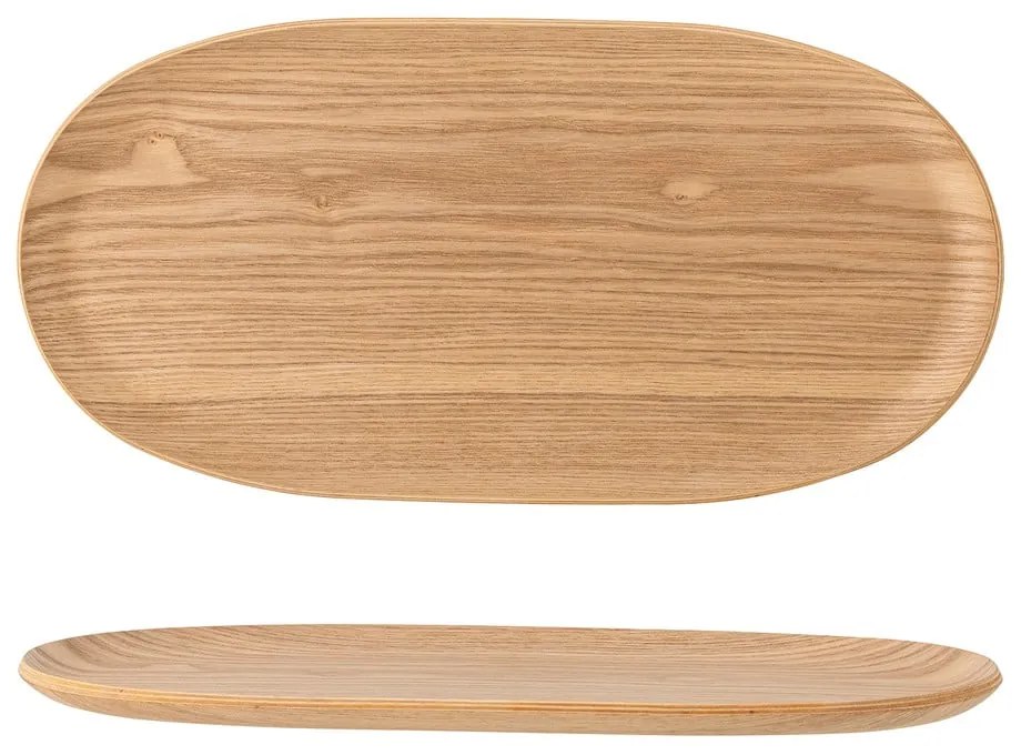 Taca dekoracyjna z drewna dębowego 15x31 cm Leyton – Bloomingville