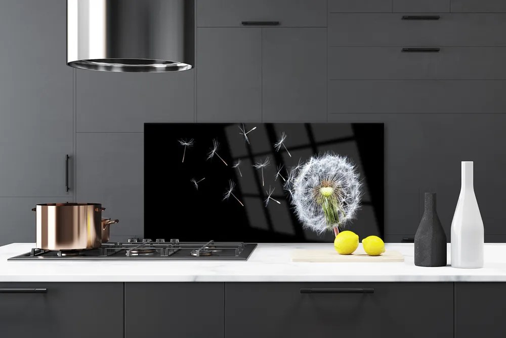 Panel Szklany do Kuchni Polny Urok Dmuchawców