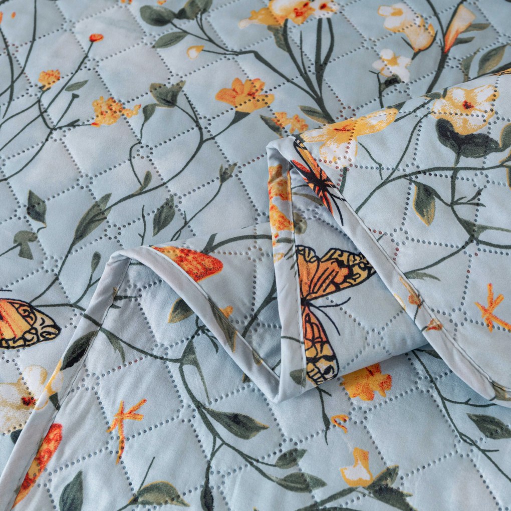 Narzuta na łóżko MONARCH WINGS, jasnoniebieska Rozmiar: 170 x 210 cm