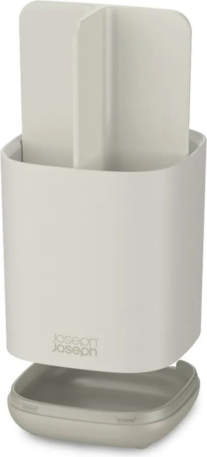 Beżowy plastikowy stojak na szczoteczki do zębów EasyStore – Joseph Joseph