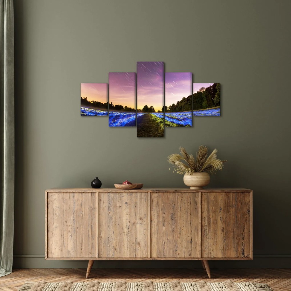 Obraz kolorowego pola (125x70 cm)