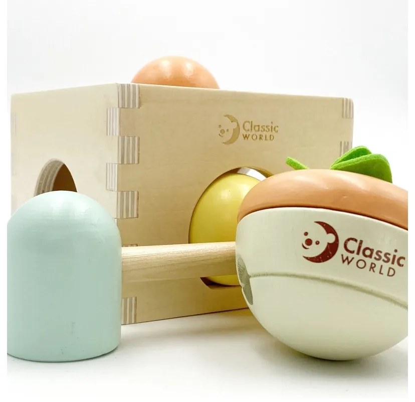 Classic world pastelowy zestaw edukacyjny dla dzieci box od 6 do 12 miesiąca