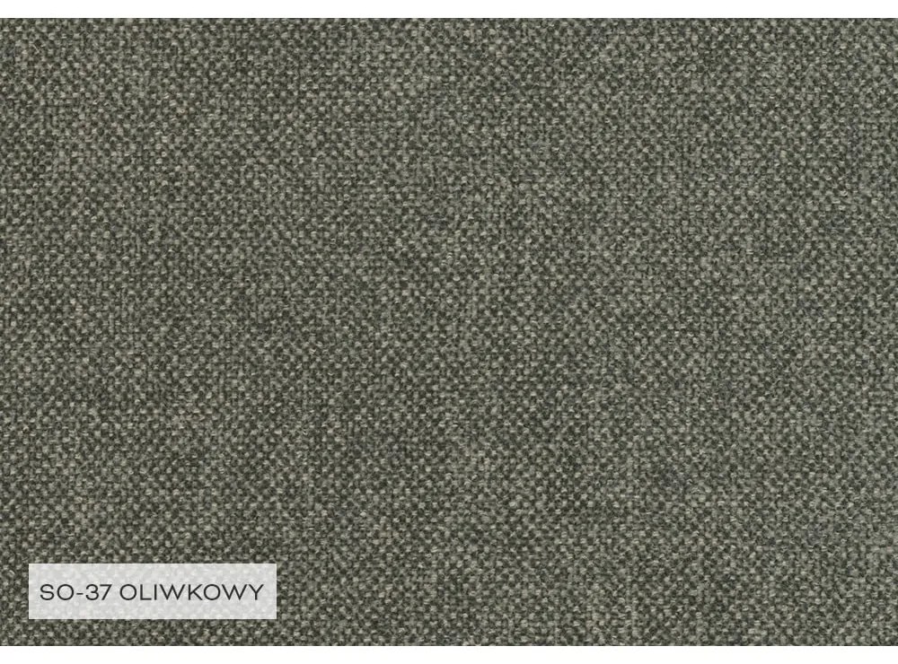 Jasnozielone tapicerowane łóżko dwuosobowe ze stelażem 160x200 cm Eve – Miuform