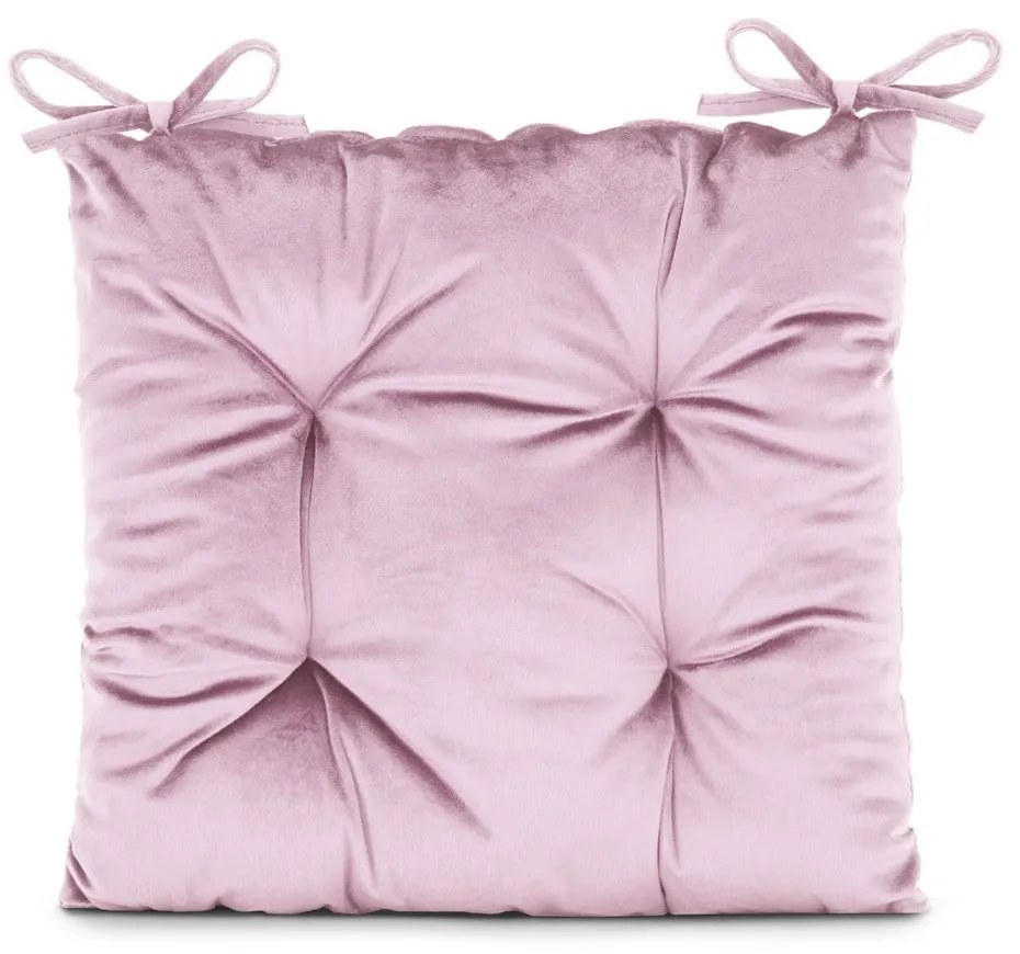 Aksamitna poduszka na krzesło 40x40 cm Aleksa – Restilo