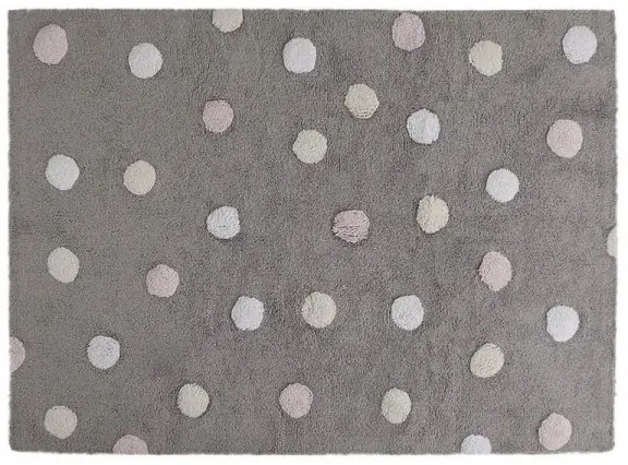 Dywan dziecięcy TOPOS TRICOLOR GREY ROSA/PINK 120x160 szary LORENA CANALS