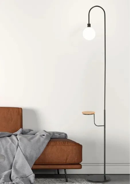Wysoka lampa stojąca z półką - K209-Setroz