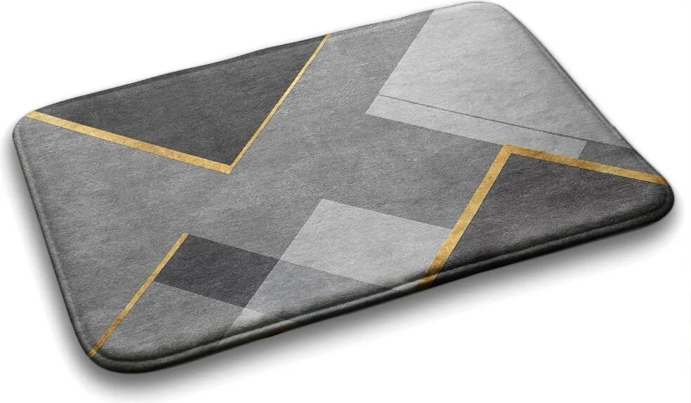 Dywanik łazienkowy antypoślizgowy Dywanik łazienkowy antypoślizgowy Geometryczne wzory