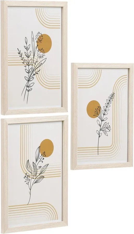 Ramki ścienne w jasnym naturalnym kolorze zestaw 3 szt. 21x30 cm Madison – House Nordic