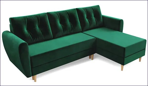 Zielony narożnik rozkładany K1-C84