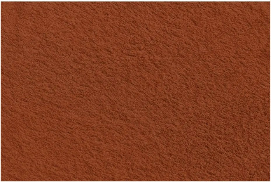 Pomarańczowy worek do siedzenia z imitacji futra Lilibet – Bobochic Paris