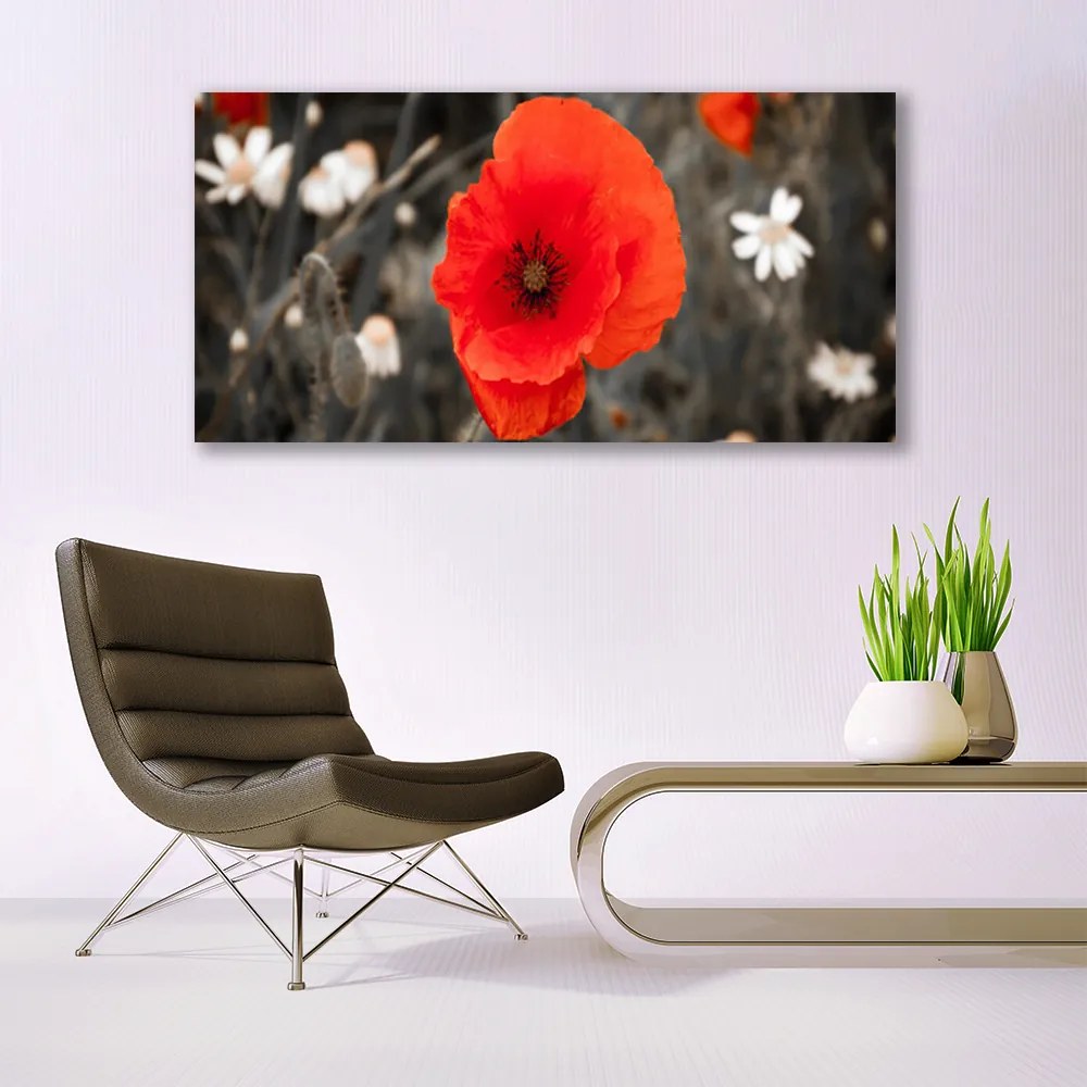 Obraz drukowany na płótnie Harmonijna Roślinność Kwiatowa