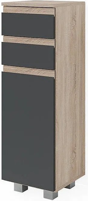 Szafka Midi antracyt 30x30x95 j-shape