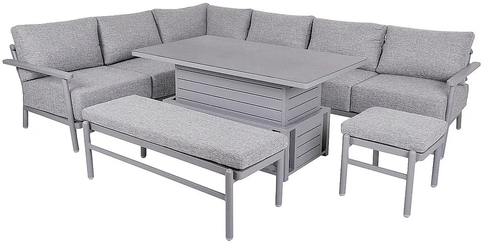 Zestaw aluminiowy INDIANA dla 9 osób