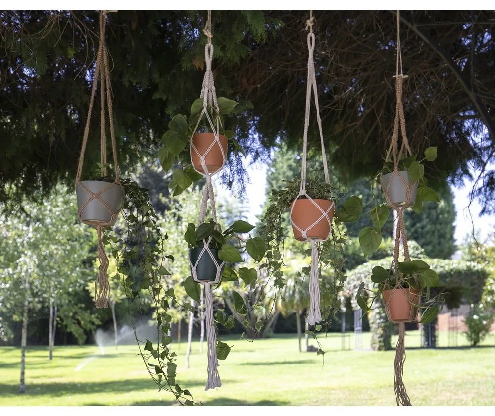 Tekstylny system do zawieszenia doniczki ø 10 cm (wysokość 120 cm) Macramé – Artevasi