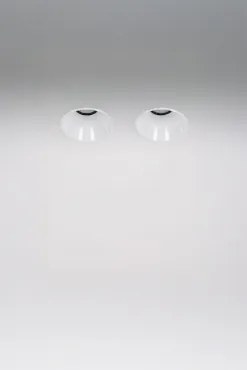 Pack 2 Wpuszczanych Downlightów Led Bezramkowych Trimless, Okrągłych, Z Aluminium Luisiana, Do Użytku Zewnętrznego Biała - Sklum