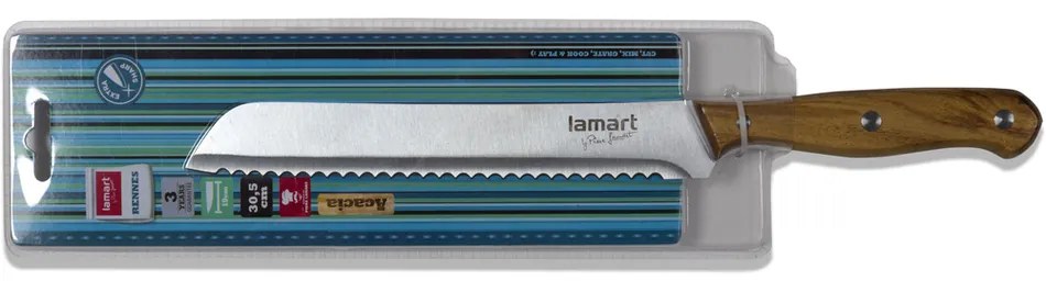 Lamart LT2090 nóż do chleba Rennes, 19 cm