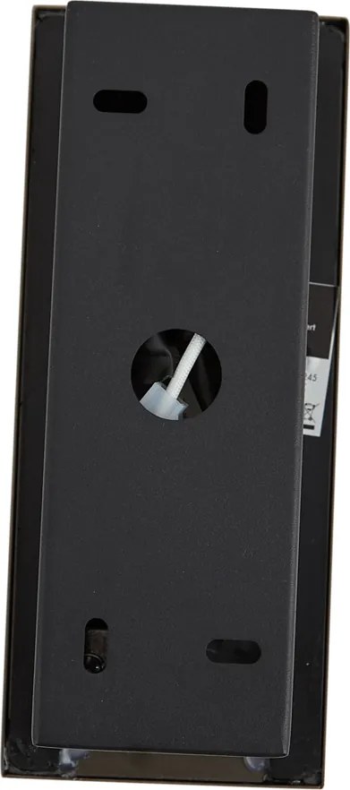 Nowoczesny kinkiet czarny z LED - Plaza