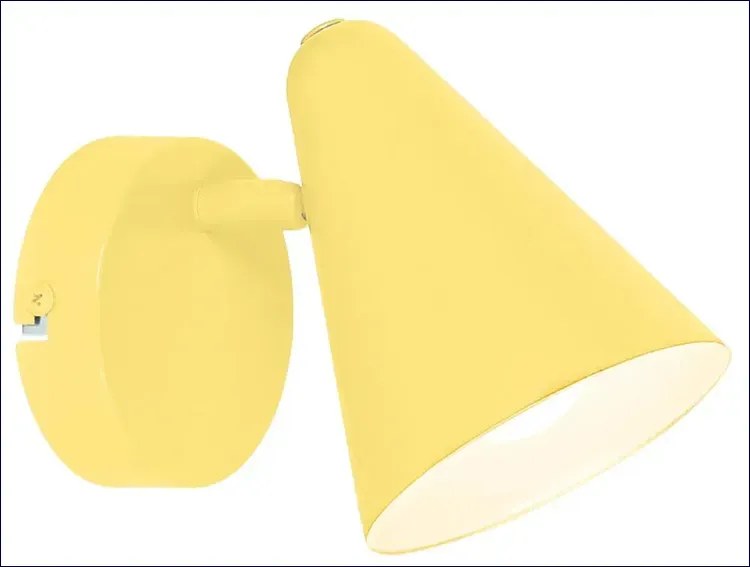 Żółty nowoczesny kinkiet metalowy - 2X D216 M6-B84