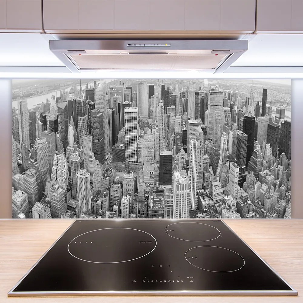 Panel Kuchenny Panorama Nowoczesnego Miasta