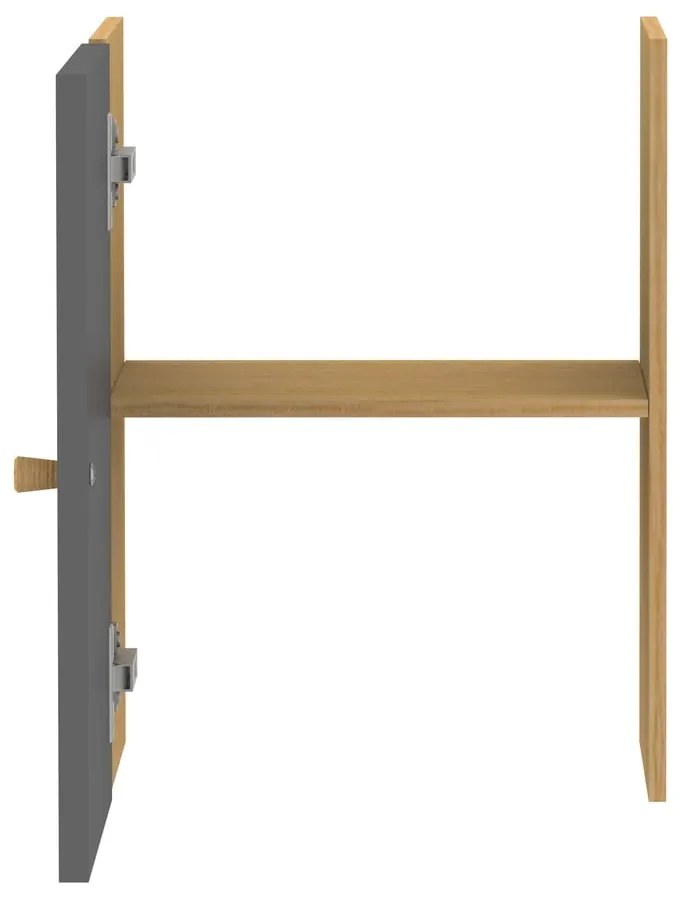 Szary element regału modułowego 33x43,5 cm Z Cube – Tenzo