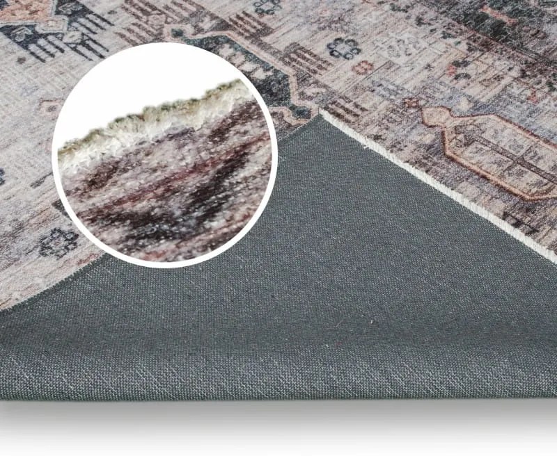 Dywan bawełniany Pescara boho szary 160 cm x 230 cm