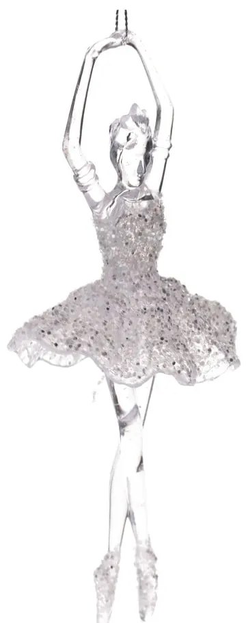 Plastikowa ozdoba świąteczna 17 cm Balerina – Dakls