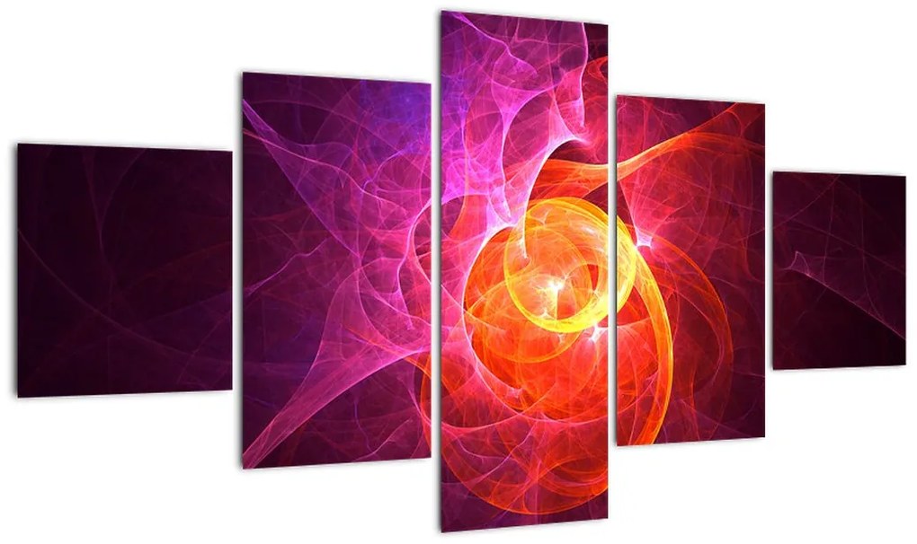 Nowoczesny abstrakcyjny obraz (125x70 cm)