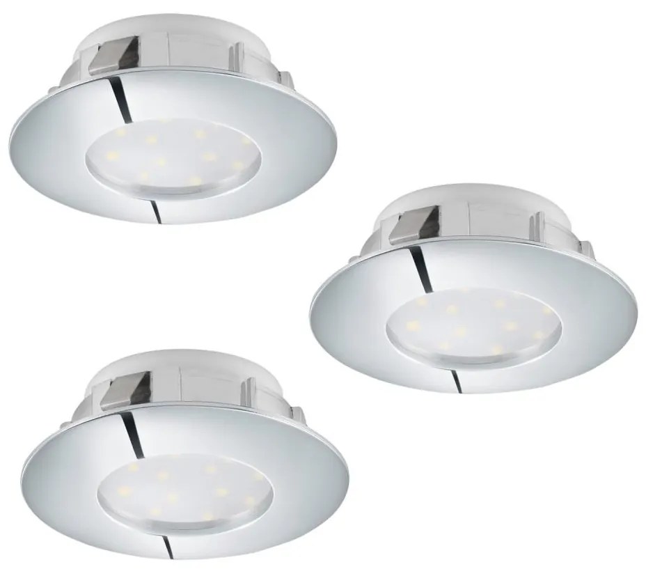 Eglo 95808 - Zestaw 3x LED Oprawa wpuszczana PINEDA 1xLED/6W/230V