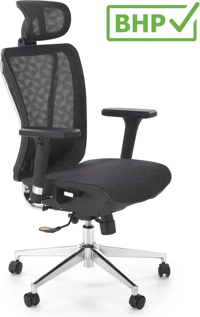 Ergonomiczny fotel biurowy Vixen Halmar, zgodny z normą BHP