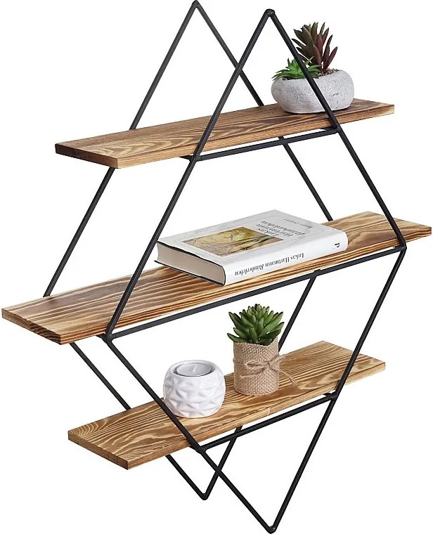 Półka ścienna MCW-A80,  brązowy