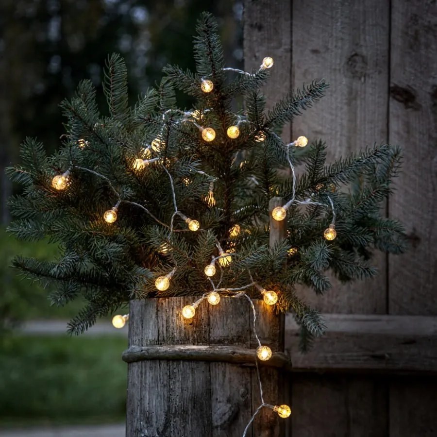 Dekoracyjne lampki LED w kulistym kształcie